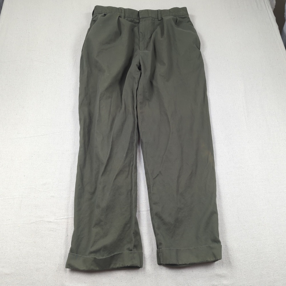 Vintage Polo Ralph Lauren Pants‎ Mens 36x30 Khaki Green Office Preppy